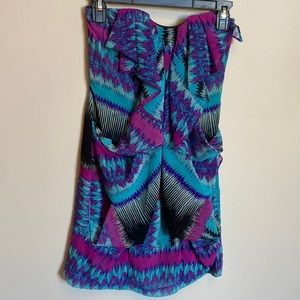 Seduce georgette graphic print mini